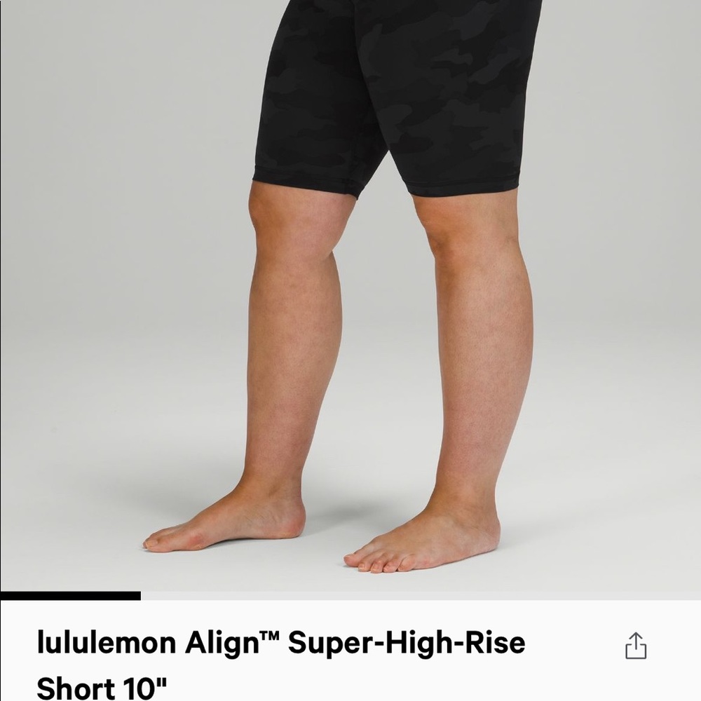 LULULEMON | Align Super High Rise Shorts 10”